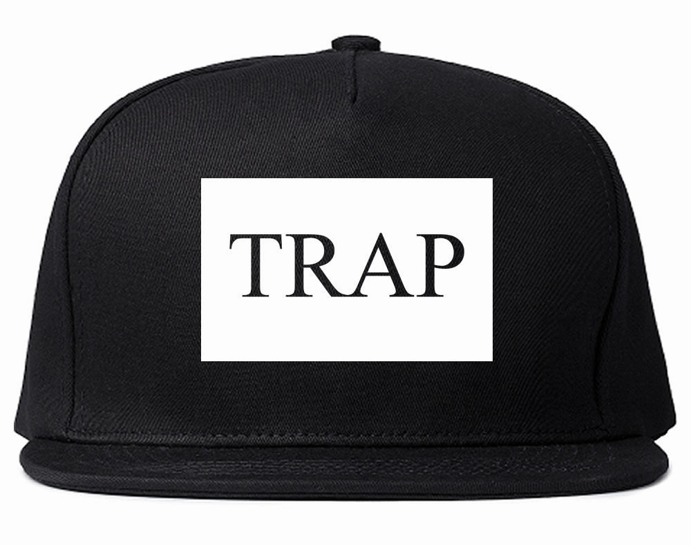 Trap Rectangle Logo Snapback Hat