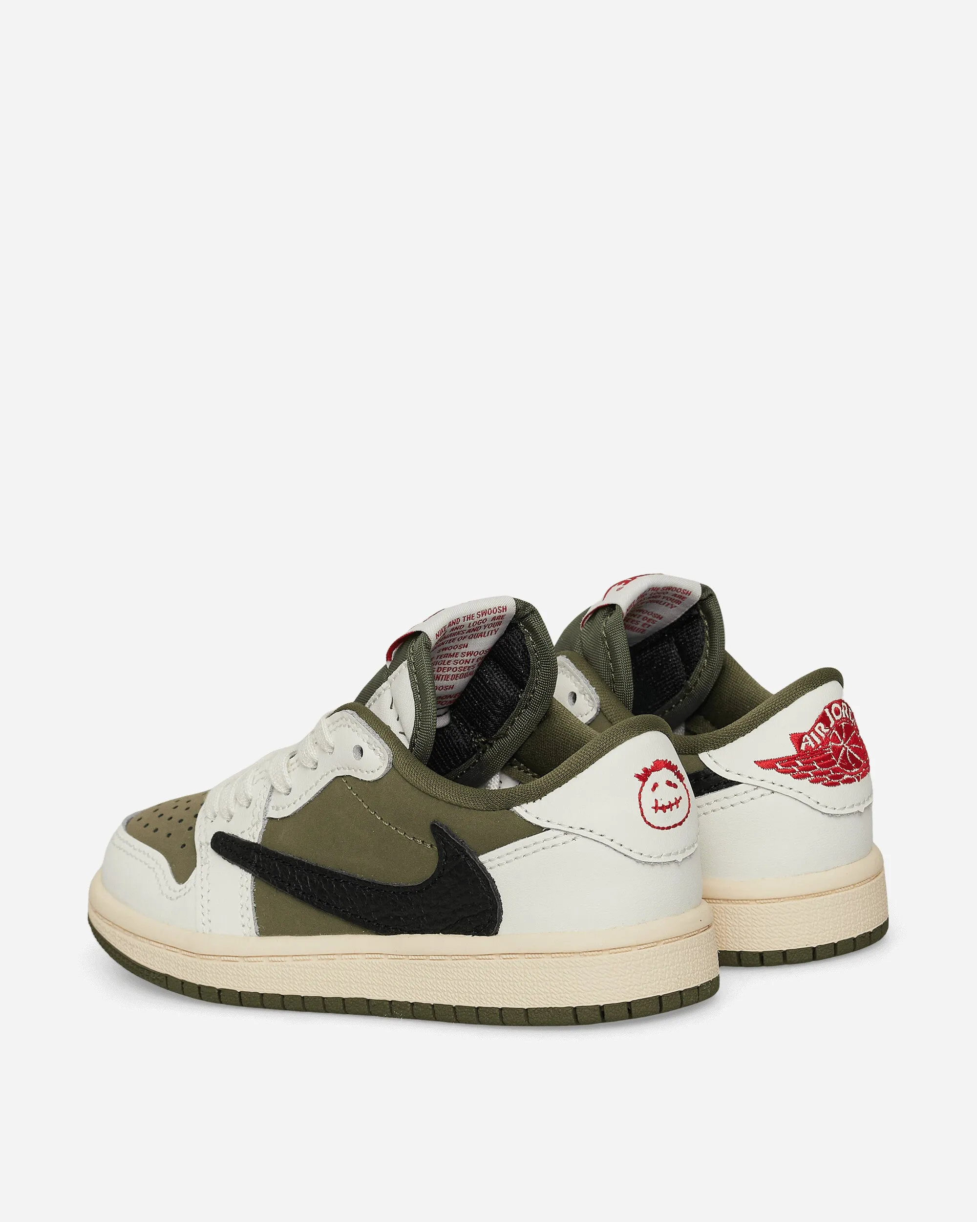 Travis Scott Air Jordan 1 Low (PS) Sneakers Mittel Oliv