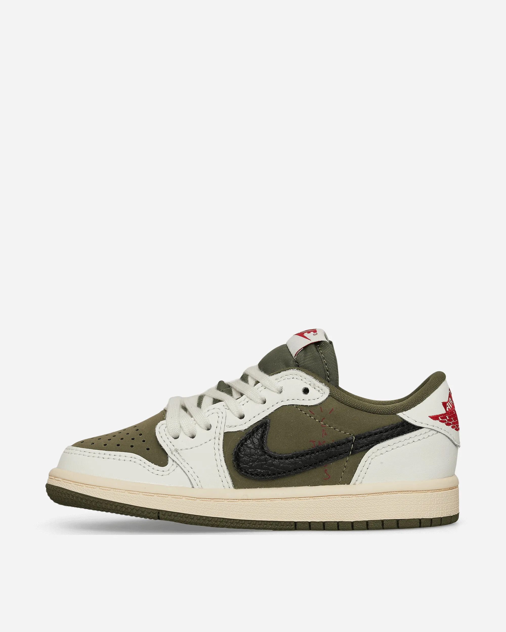 Travis Scott Air Jordan 1 Low (PS) Sneakers Mittel Oliv