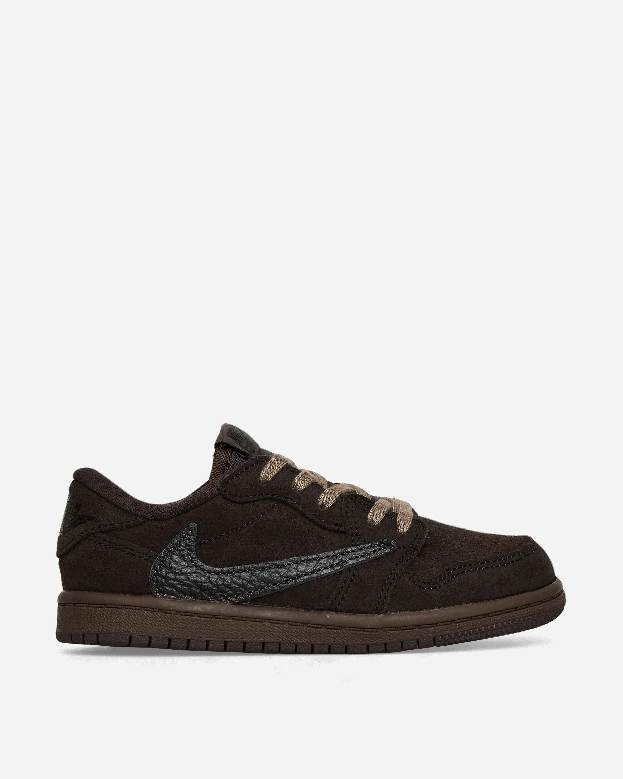 Travis Scott Air Jordan 1 Low (TD) Sneaker Samtbraun / Dunkel Mokka