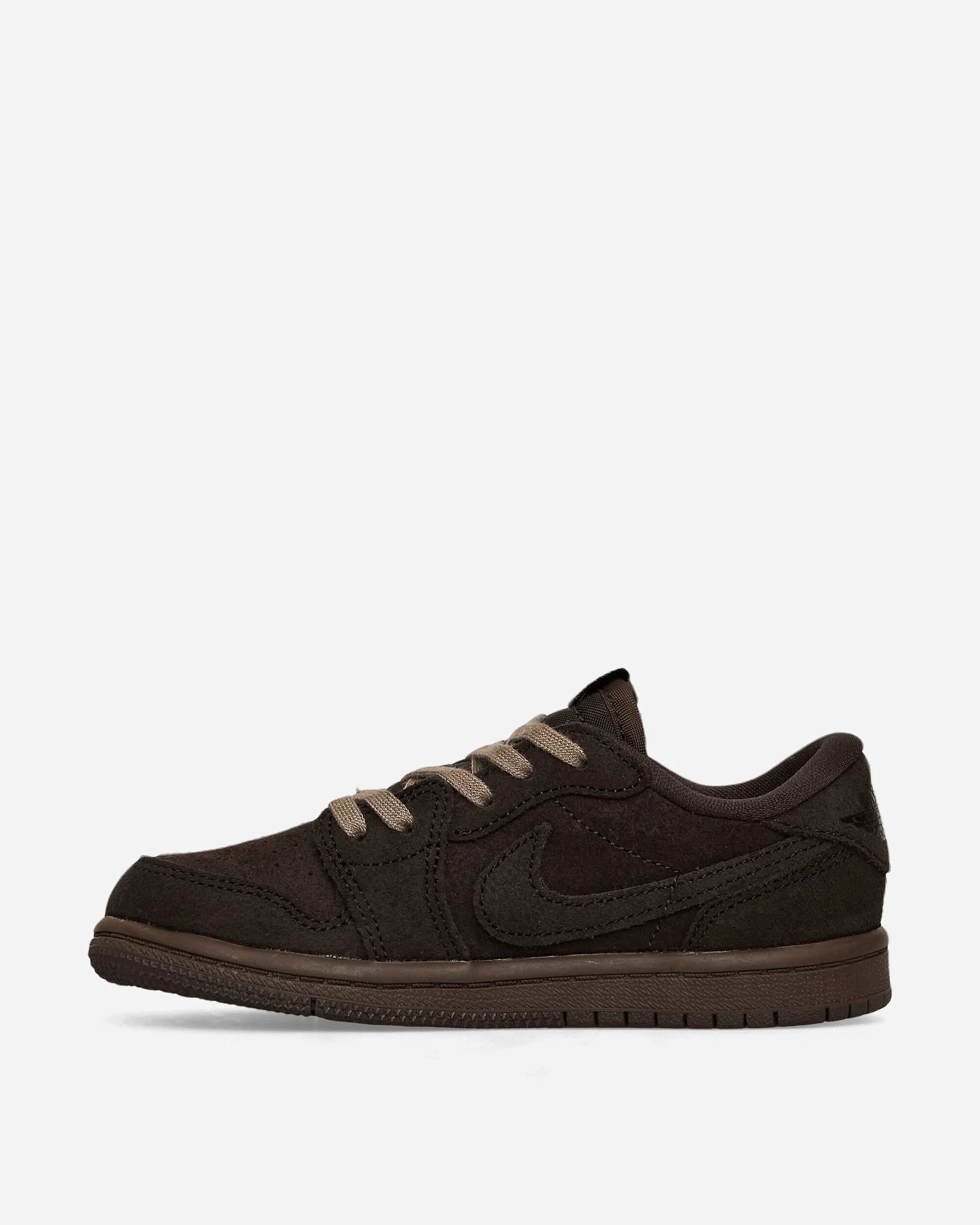Travis Scott Air Jordan 1 Low (TD) Sneaker Samtbraun / Dunkel Mokka