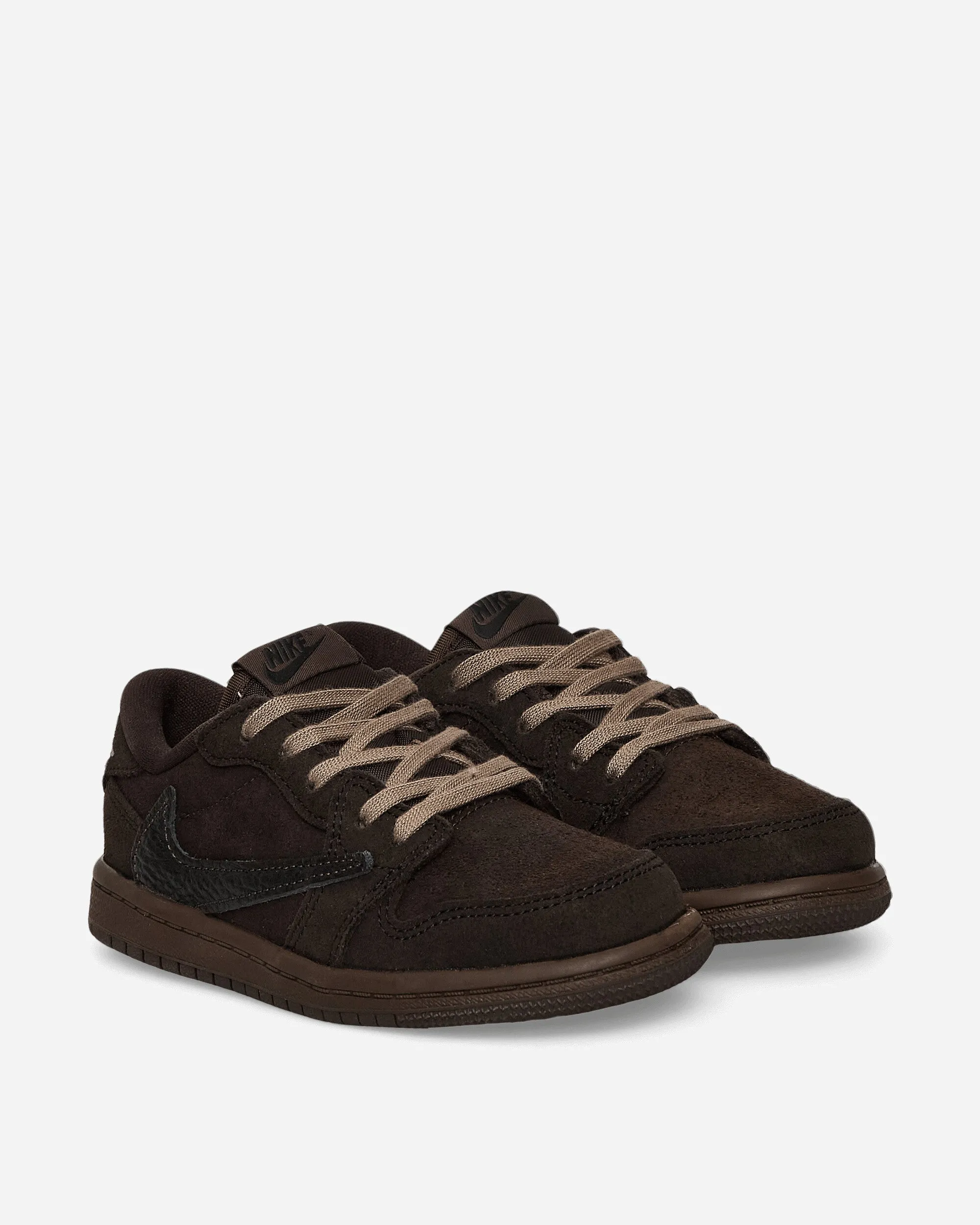 Travis Scott Air Jordan 1 Low (TD) Sneaker Samtbraun / Dunkel Mokka