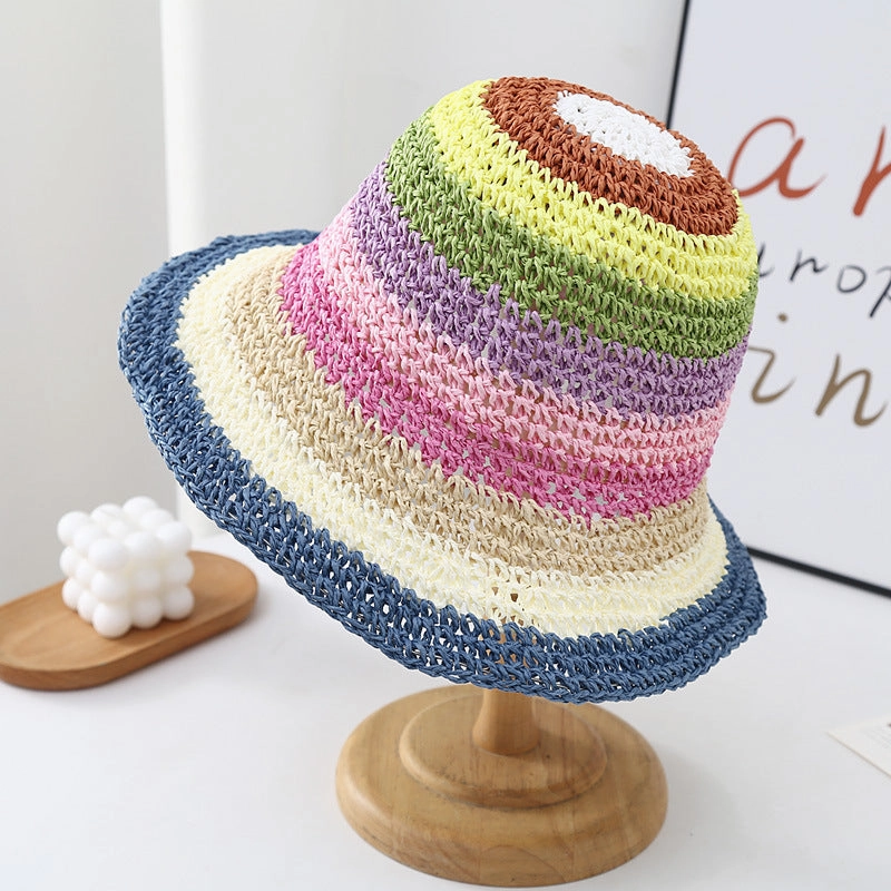 Trend Sun Hat Beach Women's Fresh Woven Fisherman