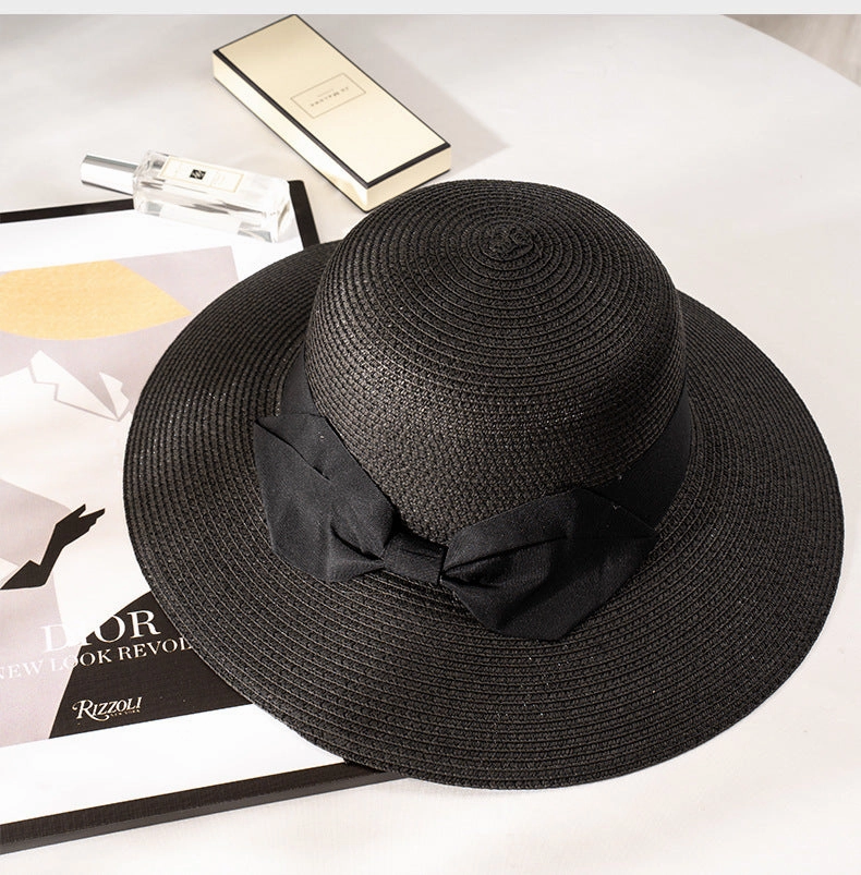 Trending Bowknot Straw Bucket Hat