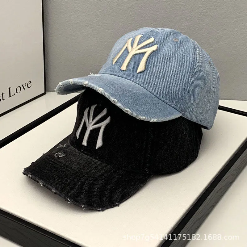 Trendy Denim Baseball Cap Soft Top