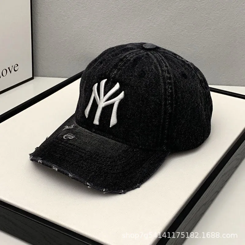 Trendy Denim Baseball Cap Soft Top