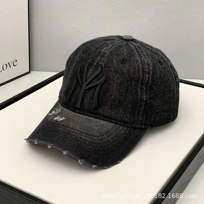 Trendy Denim Baseball Cap Soft Top