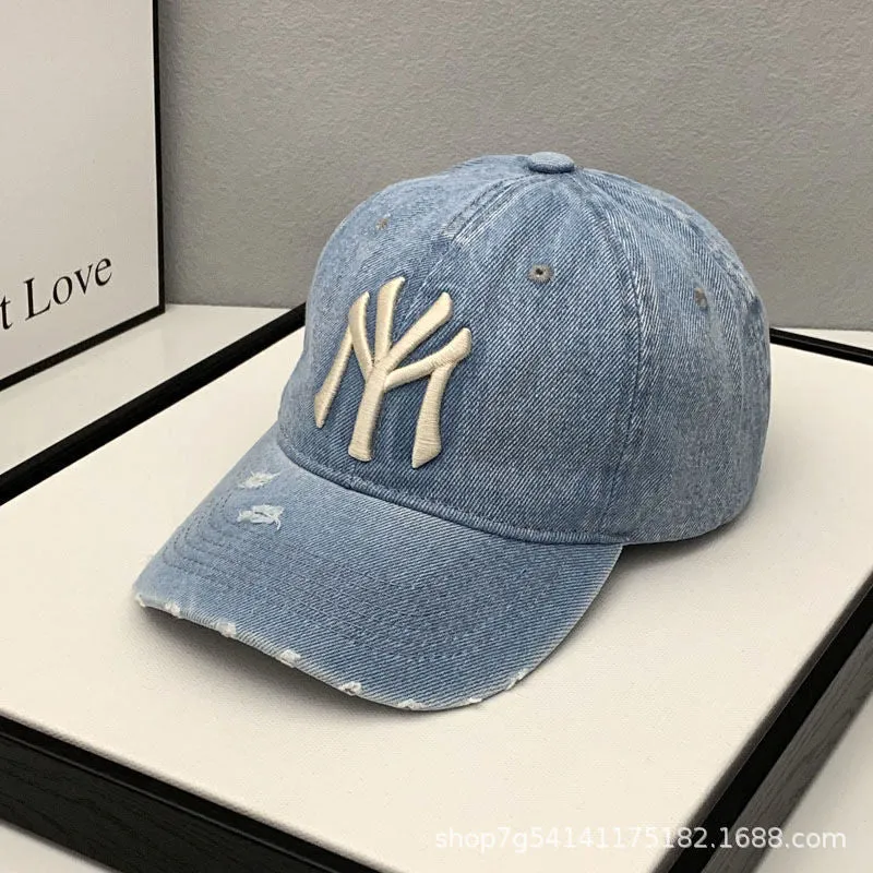 Trendy Denim Baseball Cap Soft Top