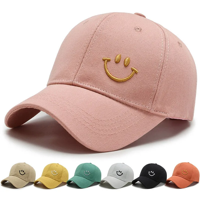 Trendy Smiley Baseball Cap casual-baseball-cap