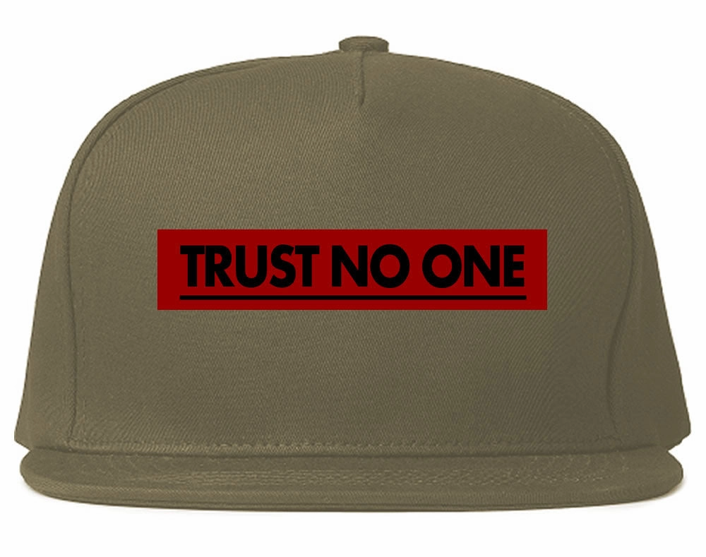 Trust No One Snapback Hat