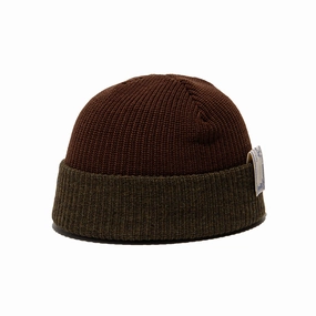 TWICE D WATCH - Brown x Olive winter-knitted-hat