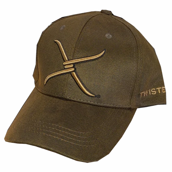 Twisted X Brown Cloth Ballcap casual-baseball-cap