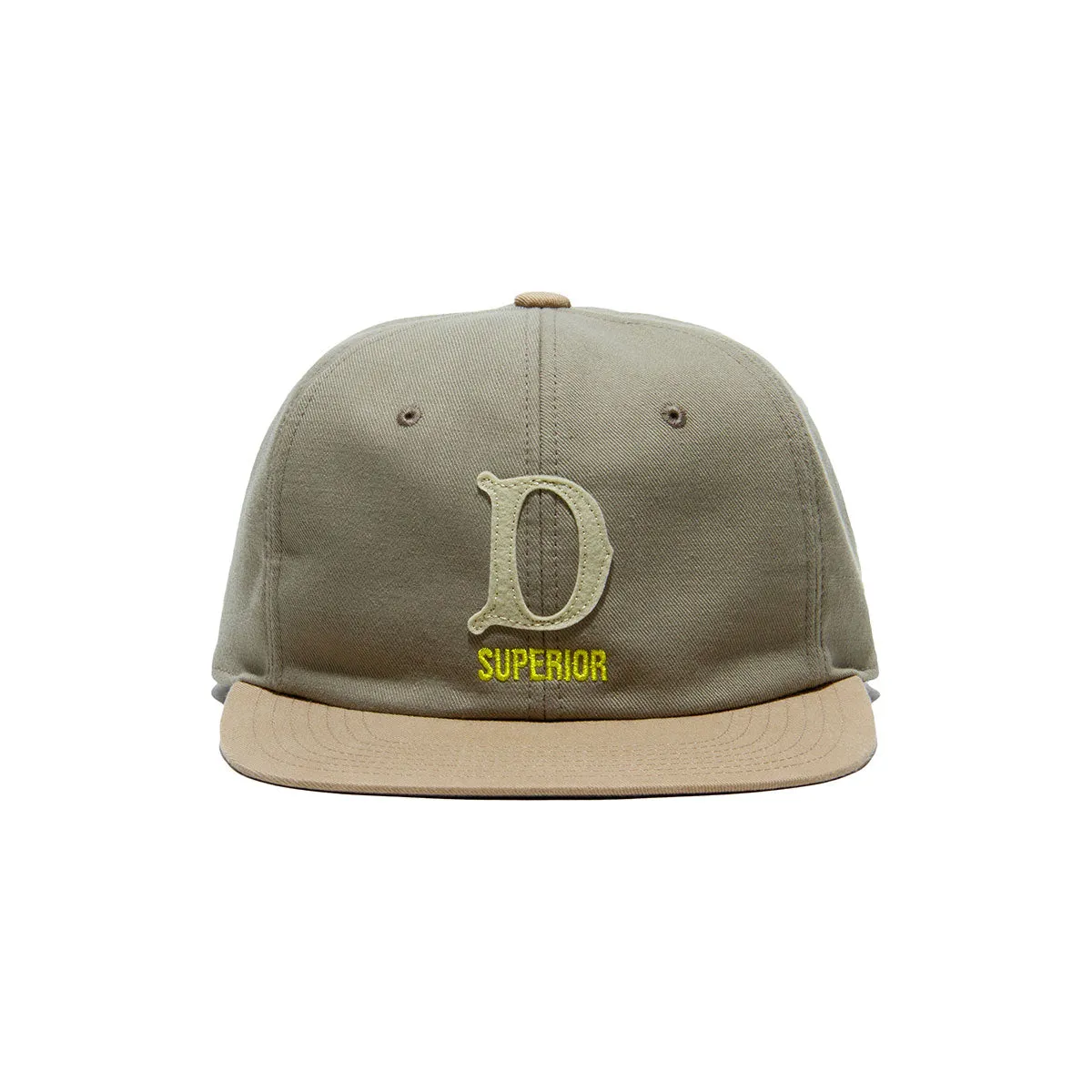 TWO TONE BASE BALL CAP - GrayBeige