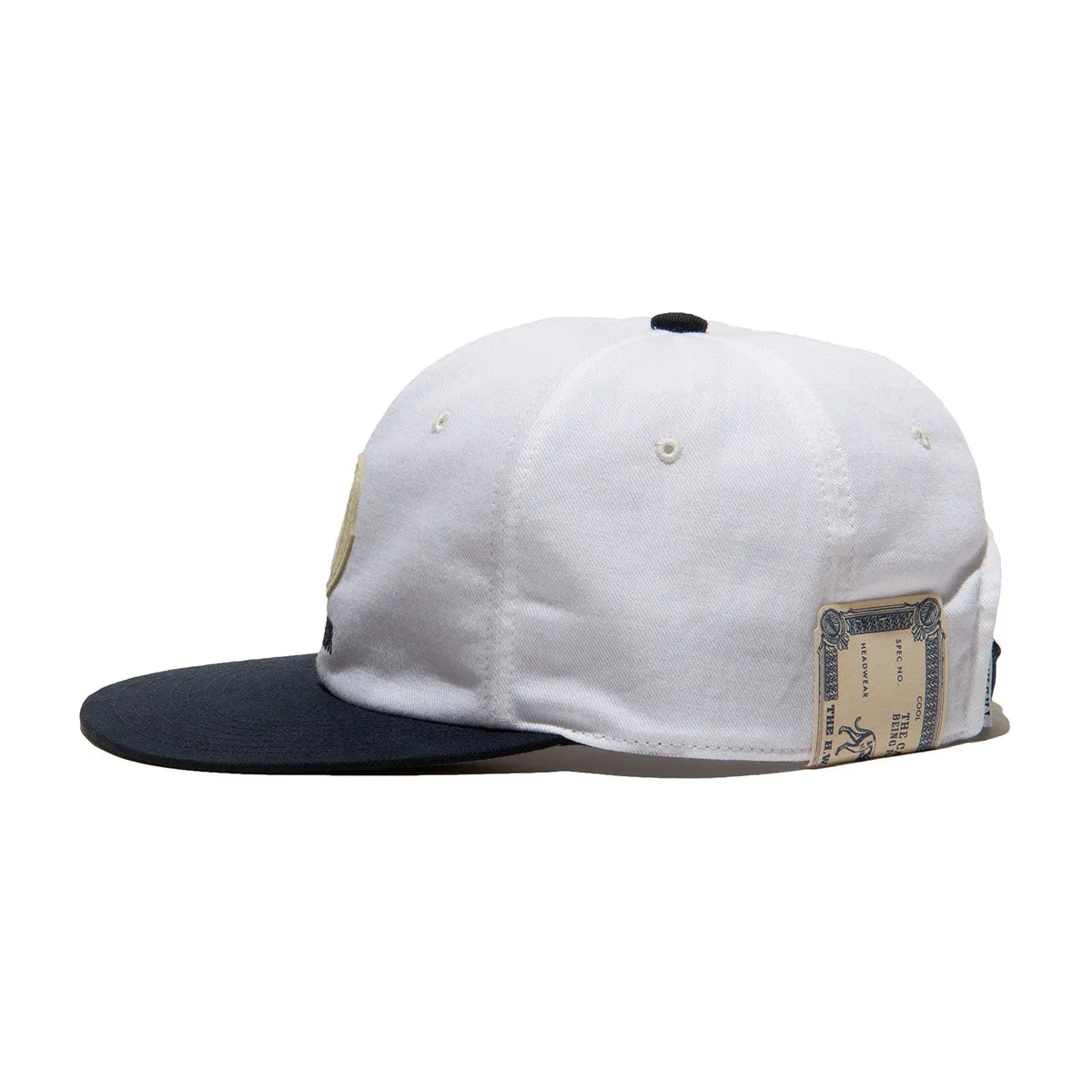 TWO TONE BASE BALL CAP - WhiteNavy