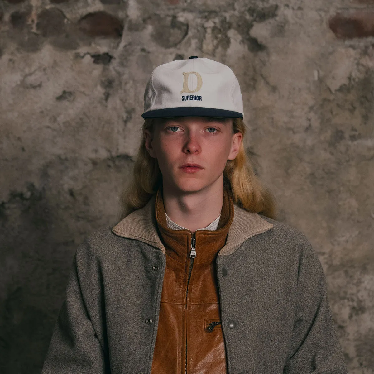TWO TONE BASE BALL CAP - WhiteNavy