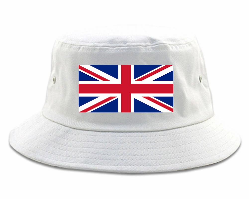 UK British Flag Chest Mens Bucket Hat