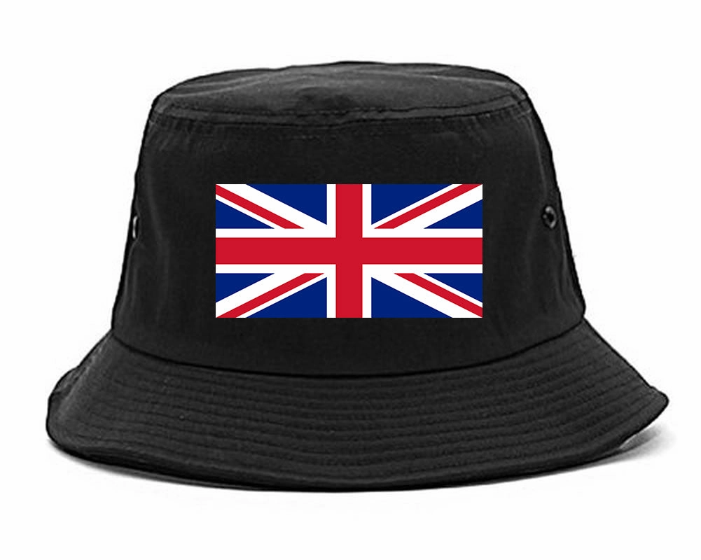UK British Flag Chest Mens Bucket Hat