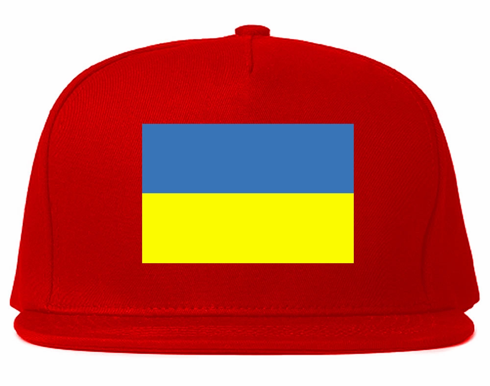 Ukraine Flag Country Printed Snapback Hat Cap