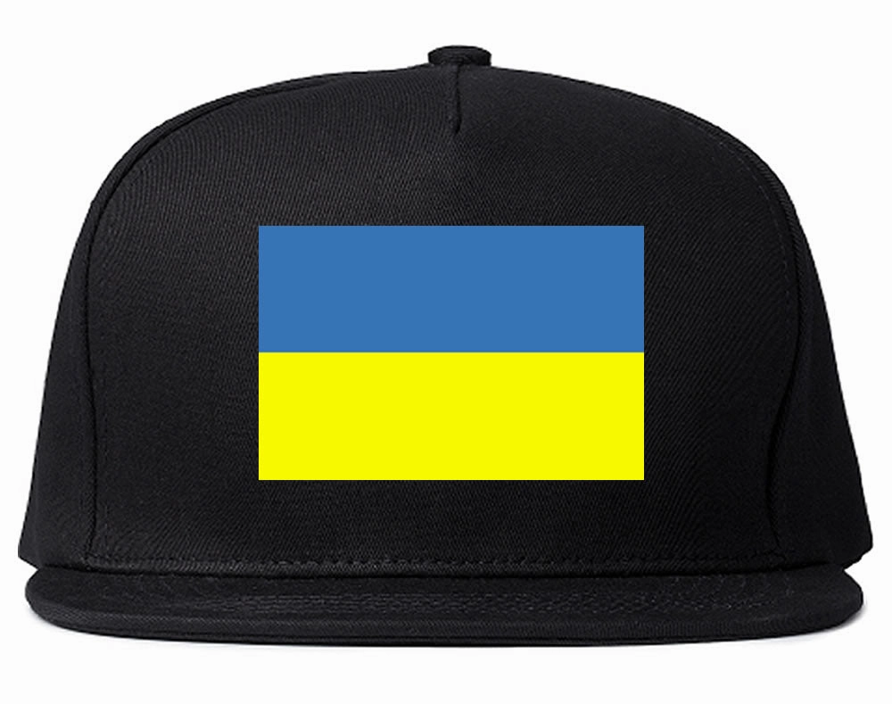Ukraine Flag Country Printed Snapback Hat Cap