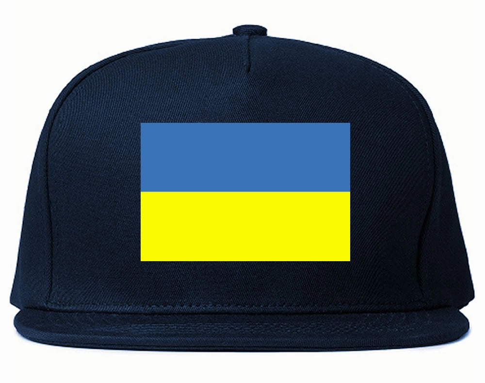 Ukraine Flag Country Printed Snapback Hat Cap