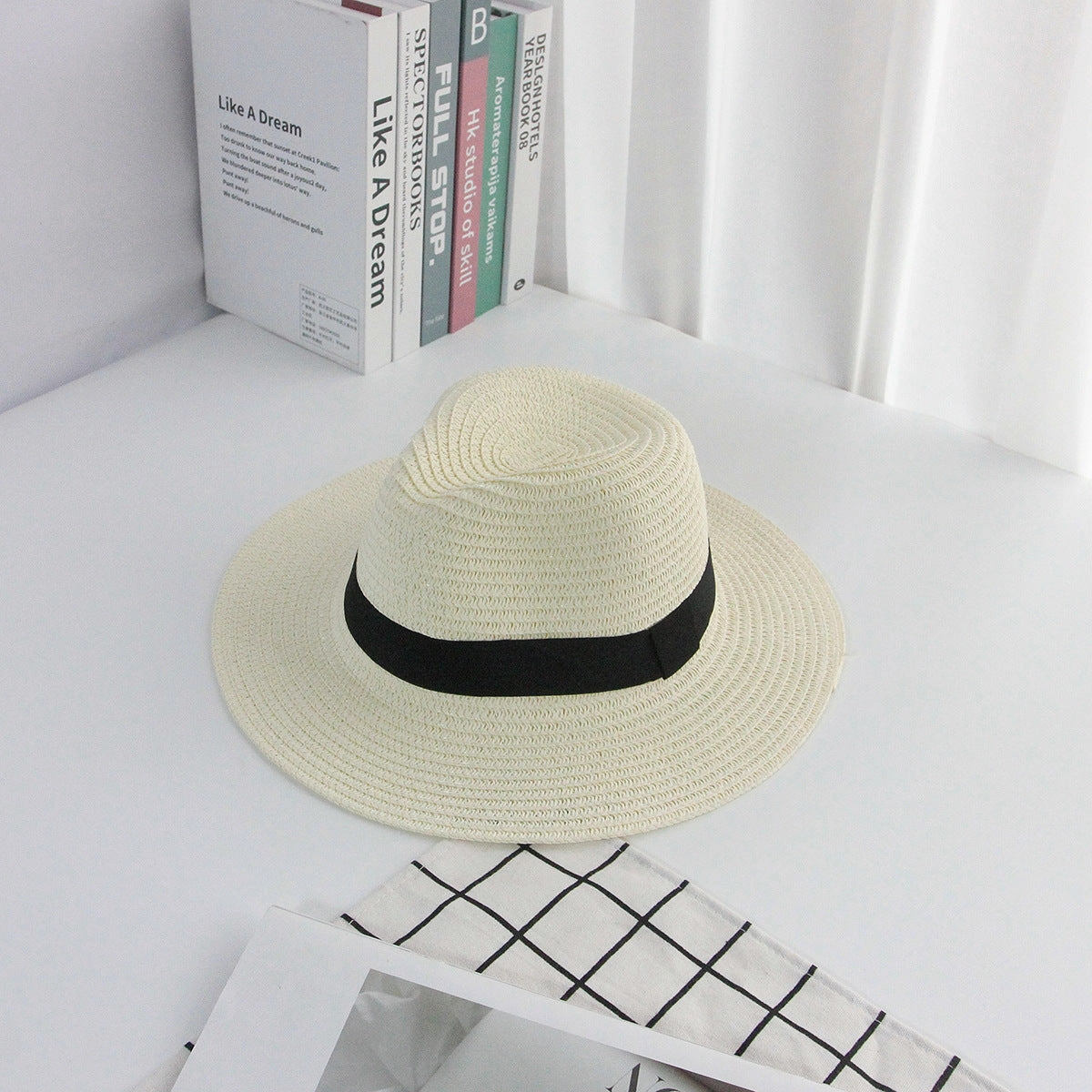 Unisex Panama Hat Summer Outdoor Sun Protection