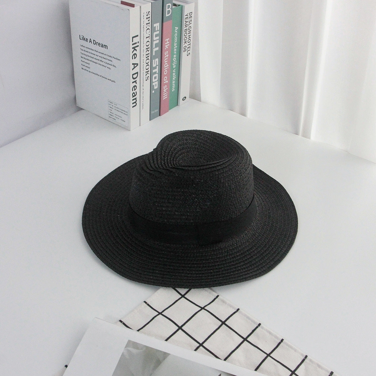 Unisex Panama Hat Summer Outdoor Sun Protection