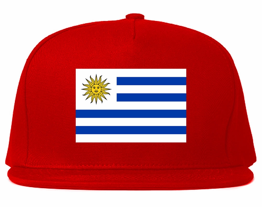 Uruguay Flag Country Printed Snapback Hat Cap