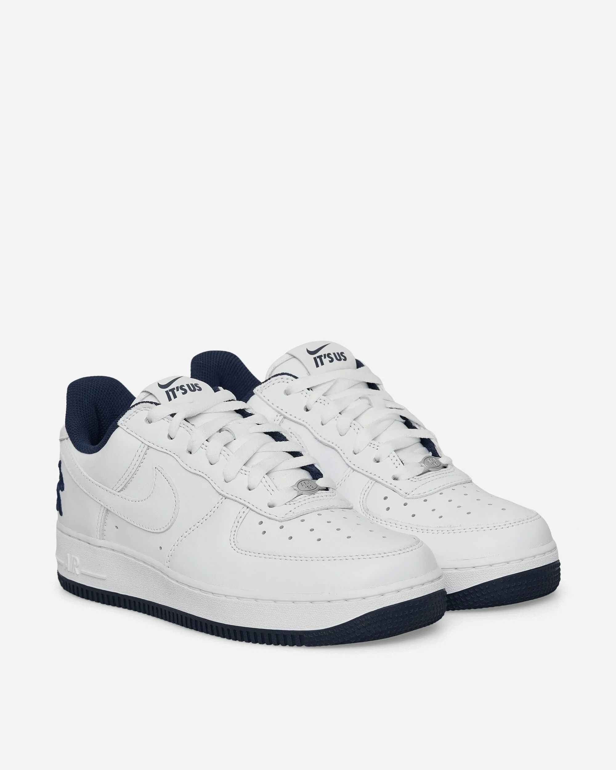 Us Force 1 Sneakers Weiß / Mitternachtsblau