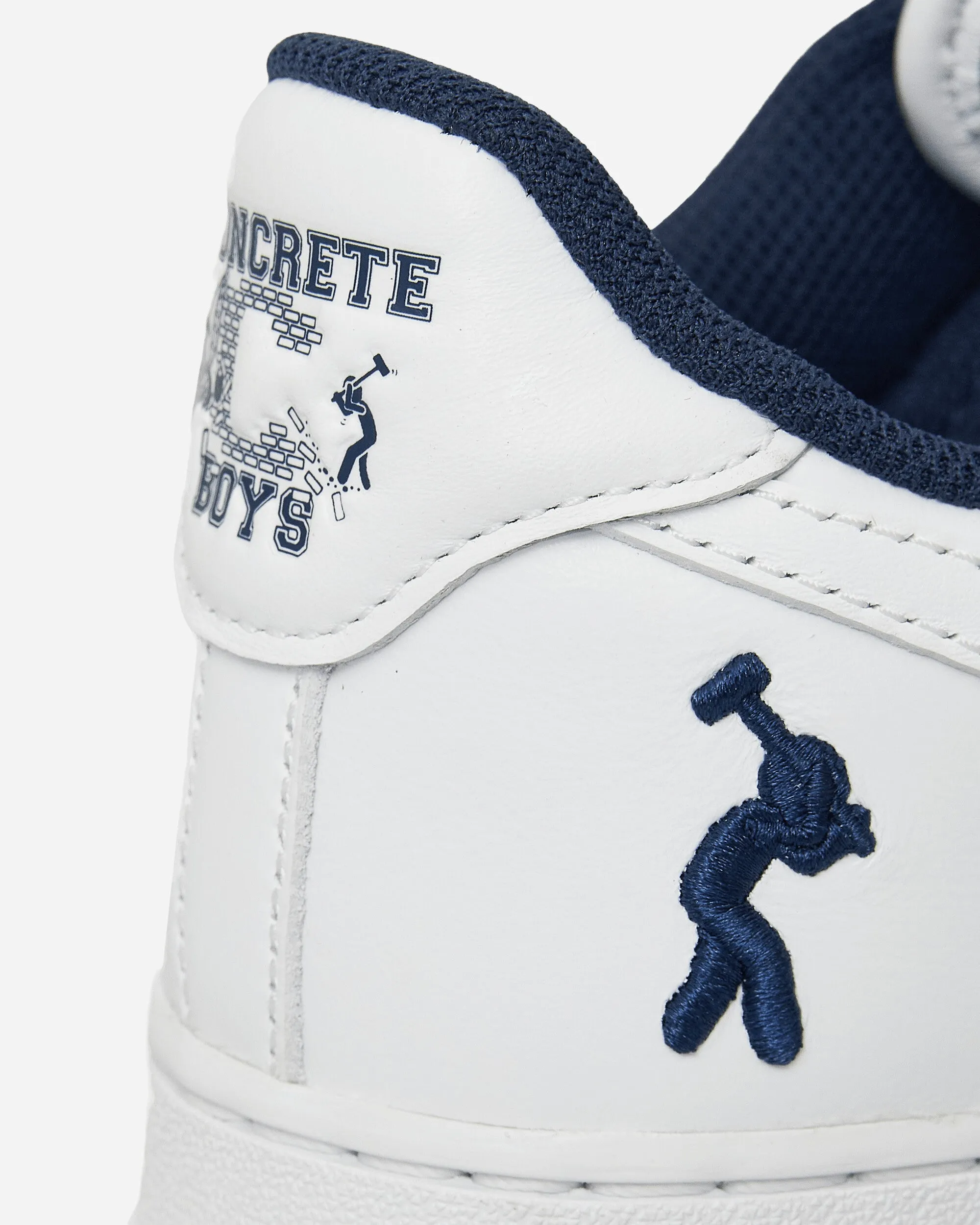 Us Force 1 Sneakers Weiß / Mitternachtsblau