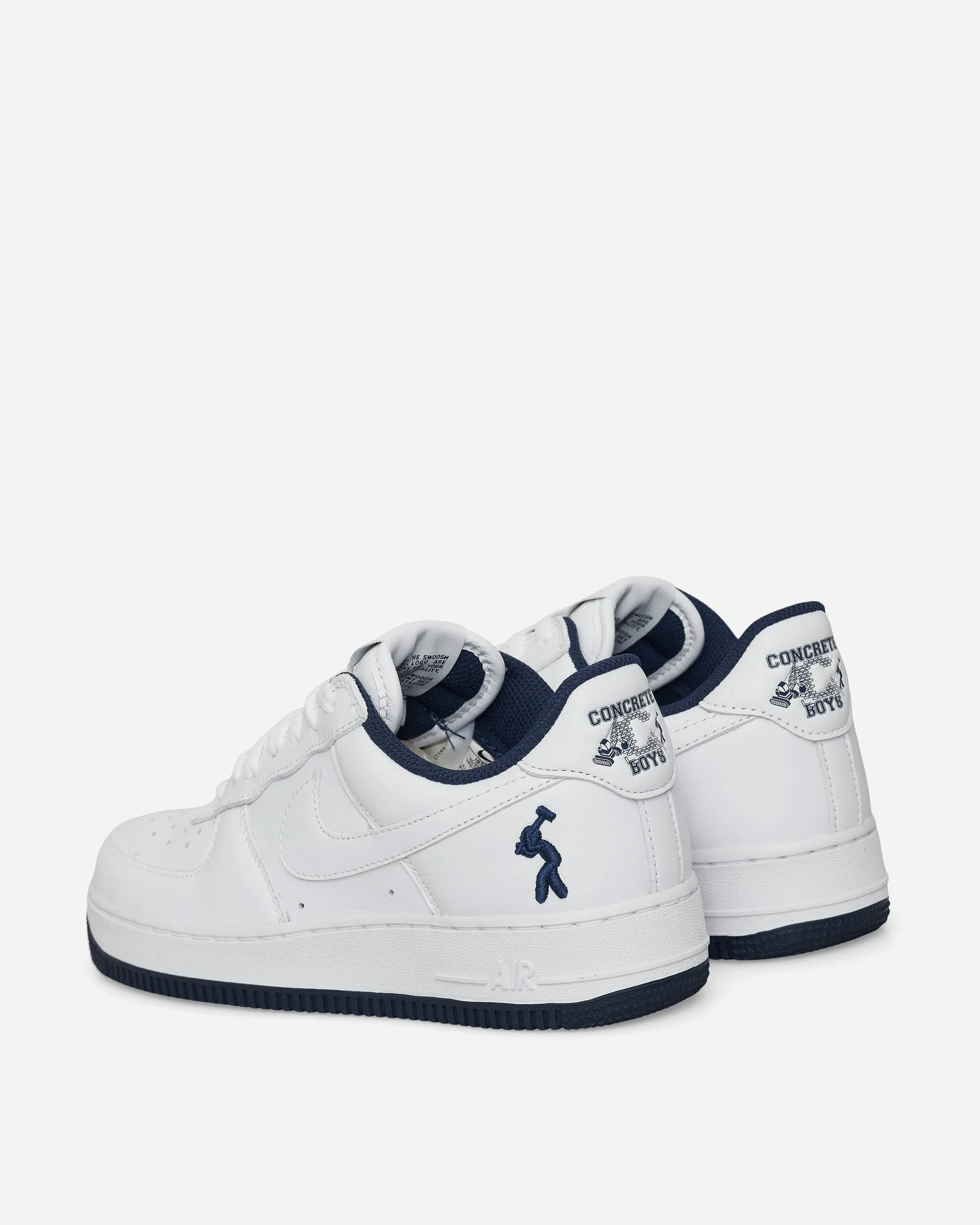 Us Force 1 Sneakers Weiß / Mitternachtsblau
