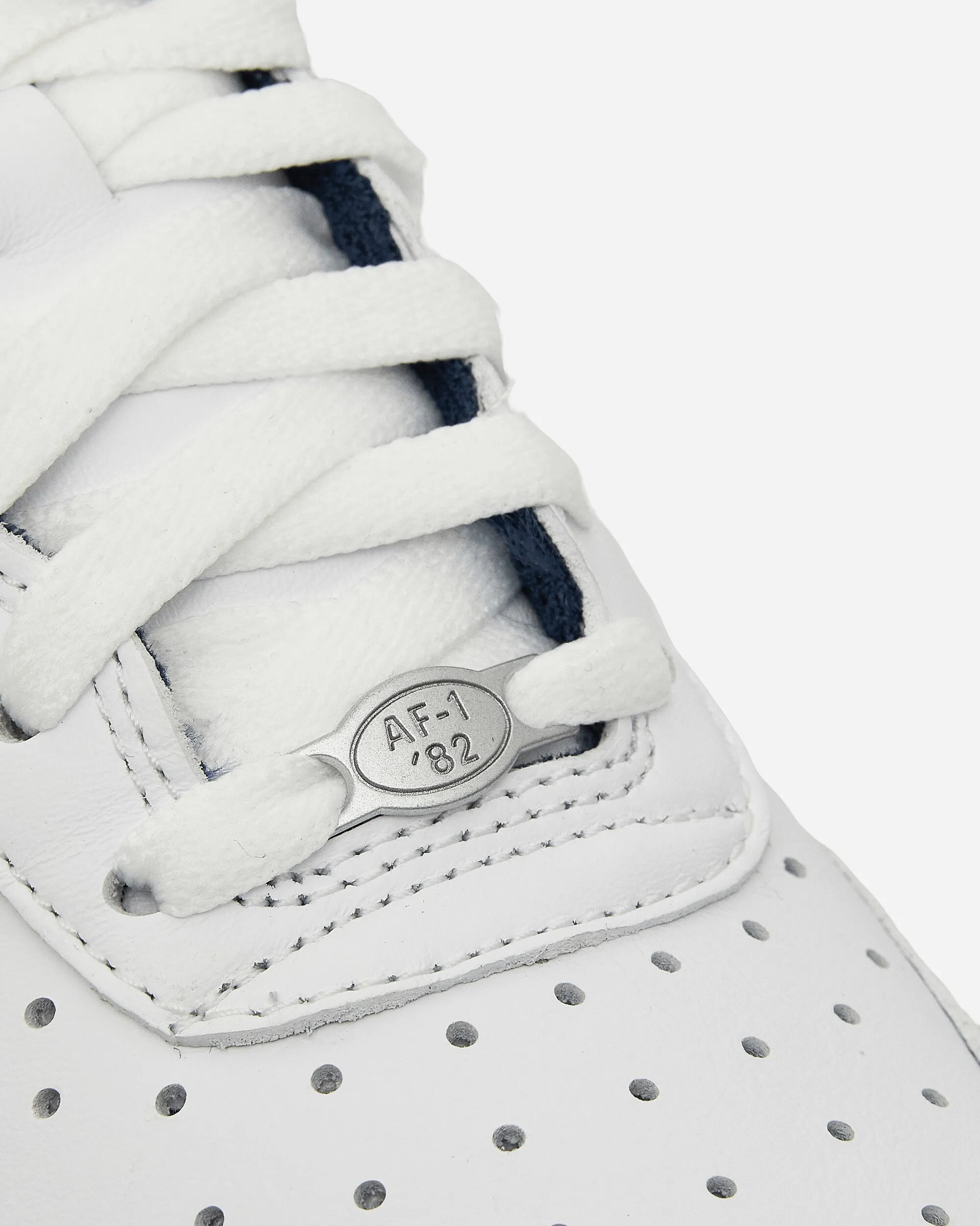Us Force 1 Sneakers Weiß / Mitternachtsblau