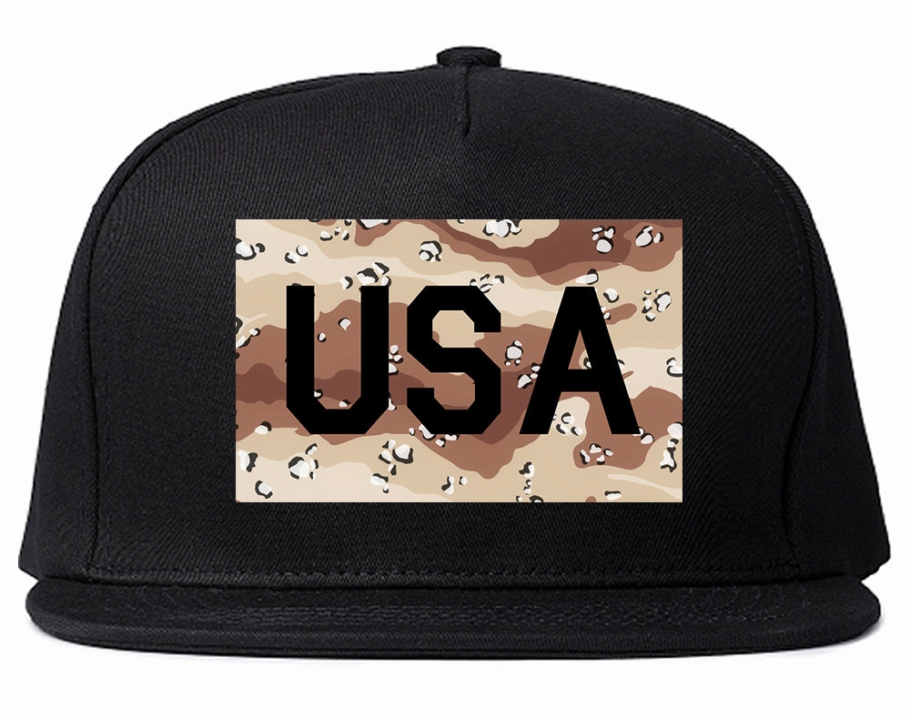 USA Desert Camo Army Mens Snapback Hat