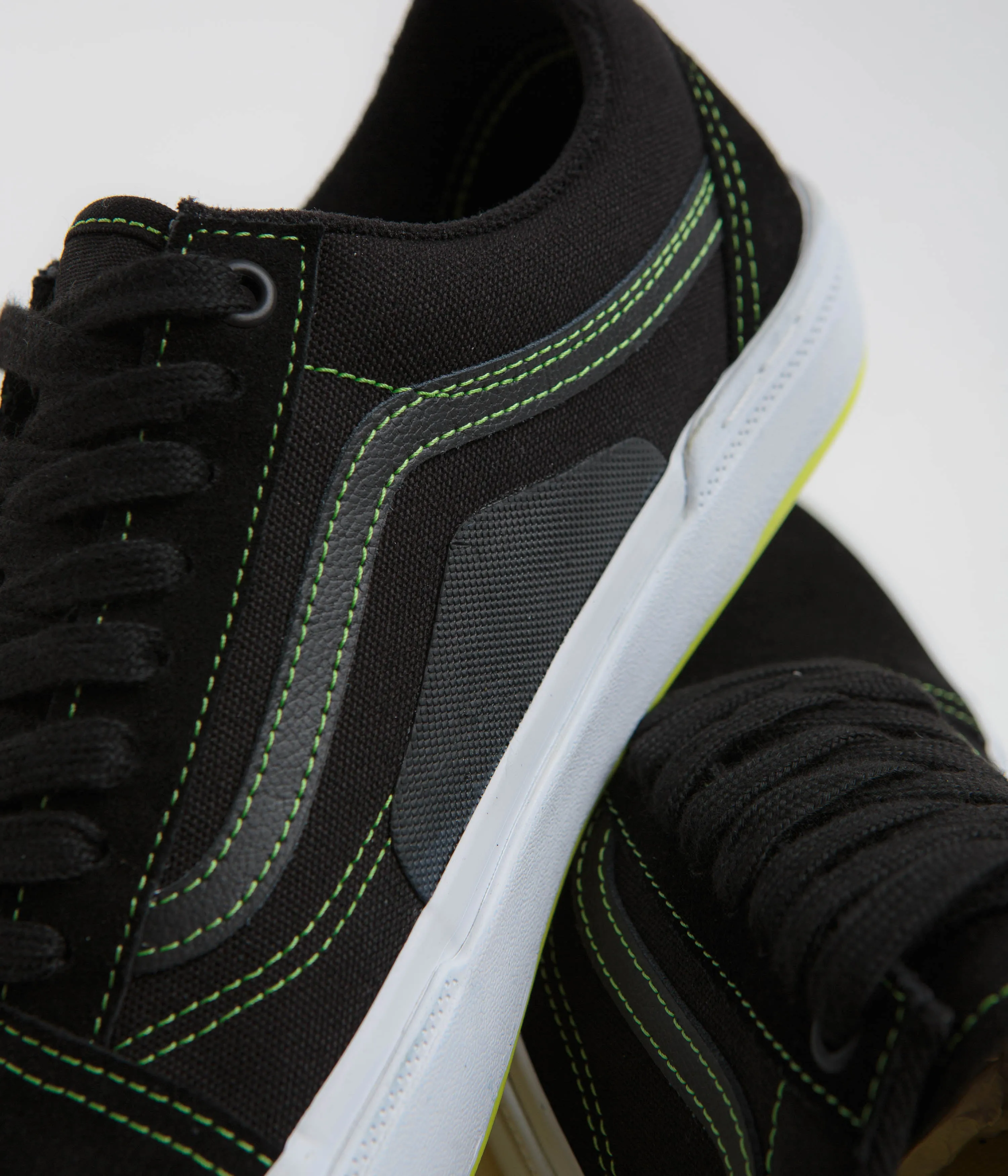 Vans BMX Old Skool Schuhe - Schwarz / Neon Gelb Vans
