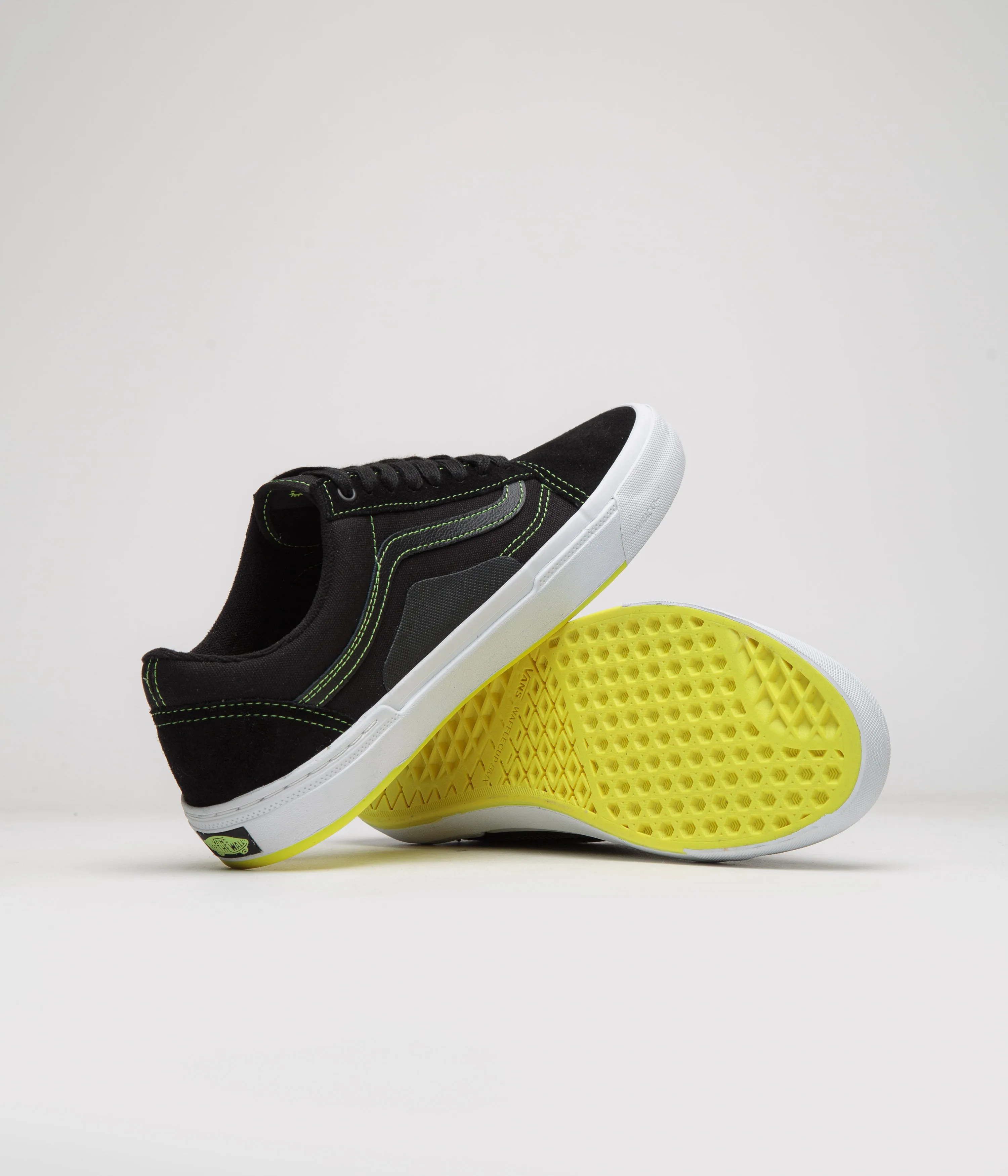Vans BMX Old Skool Schuhe - Schwarz / Neon Gelb Vans