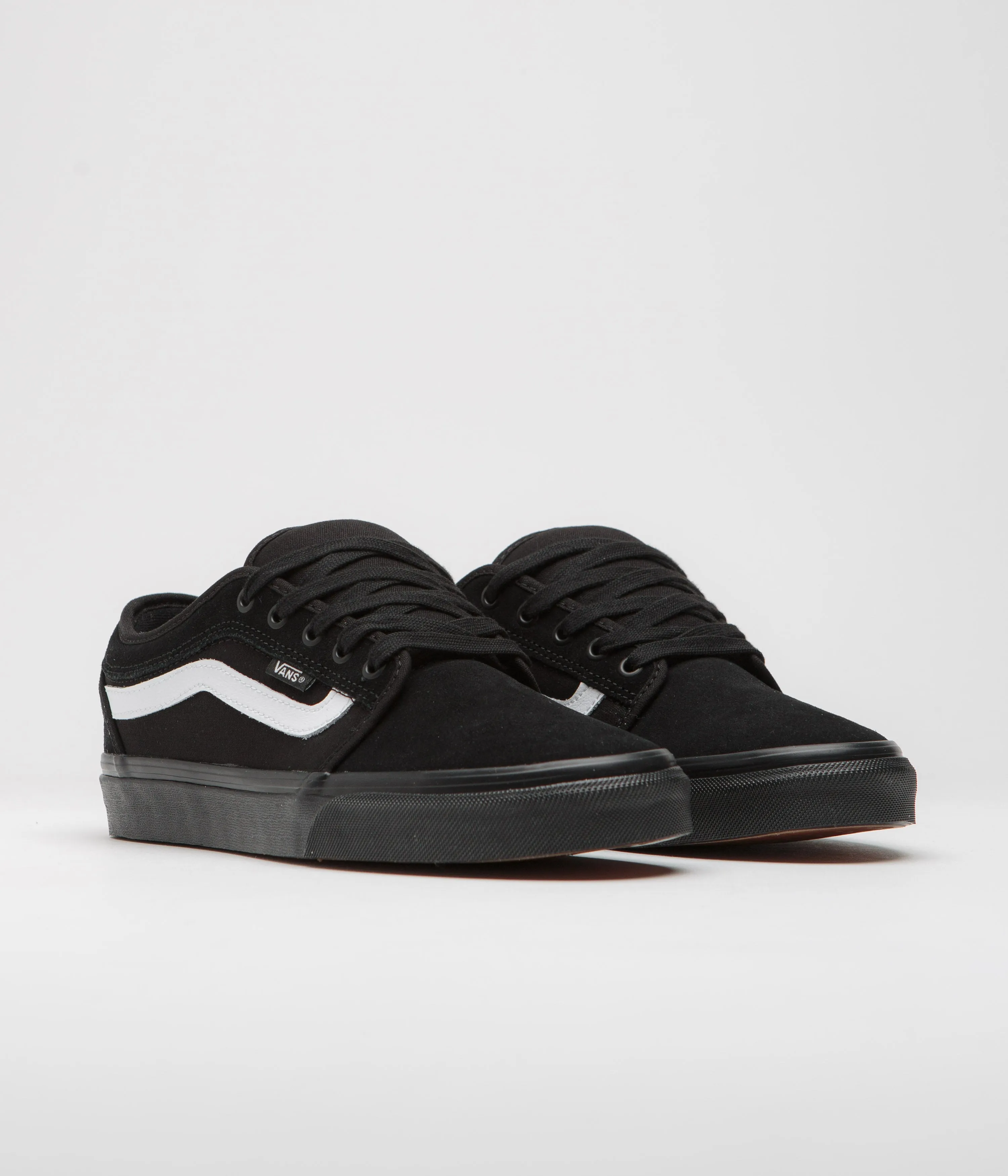 Vans Chukka Sidestripe Schuhe - Schwarz / Schwarz / Weiß Vans