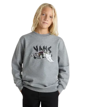 Vans Kleidung Jungen Copout Lockeres Sweatshirt in Zement Heather
