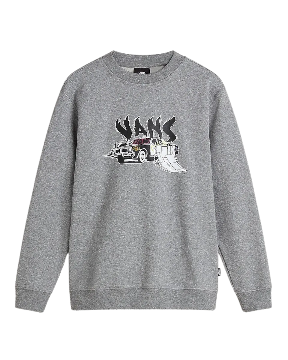 Vans Kleidung Jungen Copout Lockeres Sweatshirt in Zement Heather
