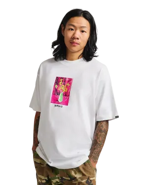 Vans Blumenbedrucktes T-Shirt in Weiß