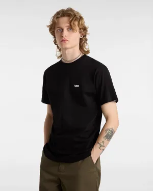 Vans Kleidung T-Shirt mit Logo auf der linken Brust in Schwarz & Weiß