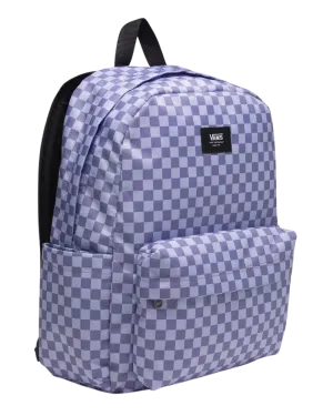 Vans Kleidung Old Skool Rucksack mit Karomuster in Lila Dunst
