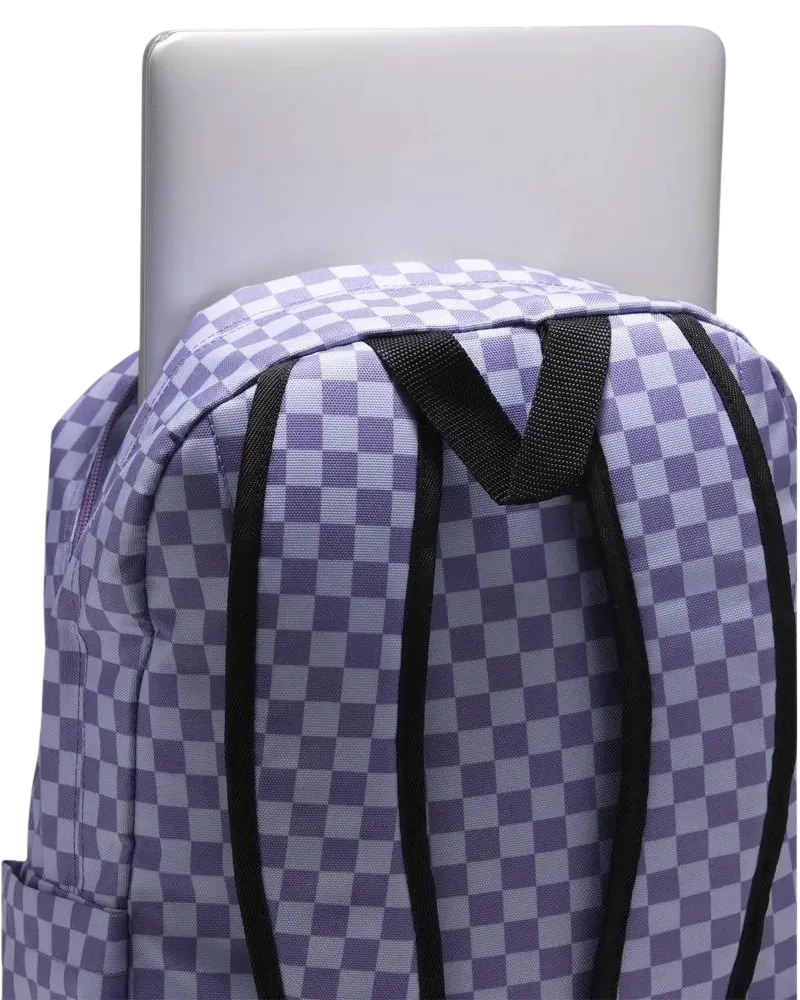 Vans Kleidung Old Skool Rucksack mit Karomuster in Lila Dunst