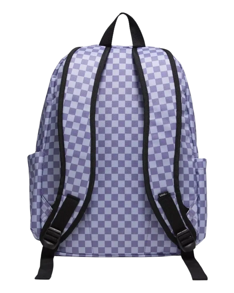 Vans Kleidung Old Skool Rucksack mit Karomuster in Lila Dunst