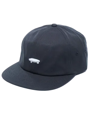 Vans Clothing Salton II Jockey Cap in Schwarz & Weiß