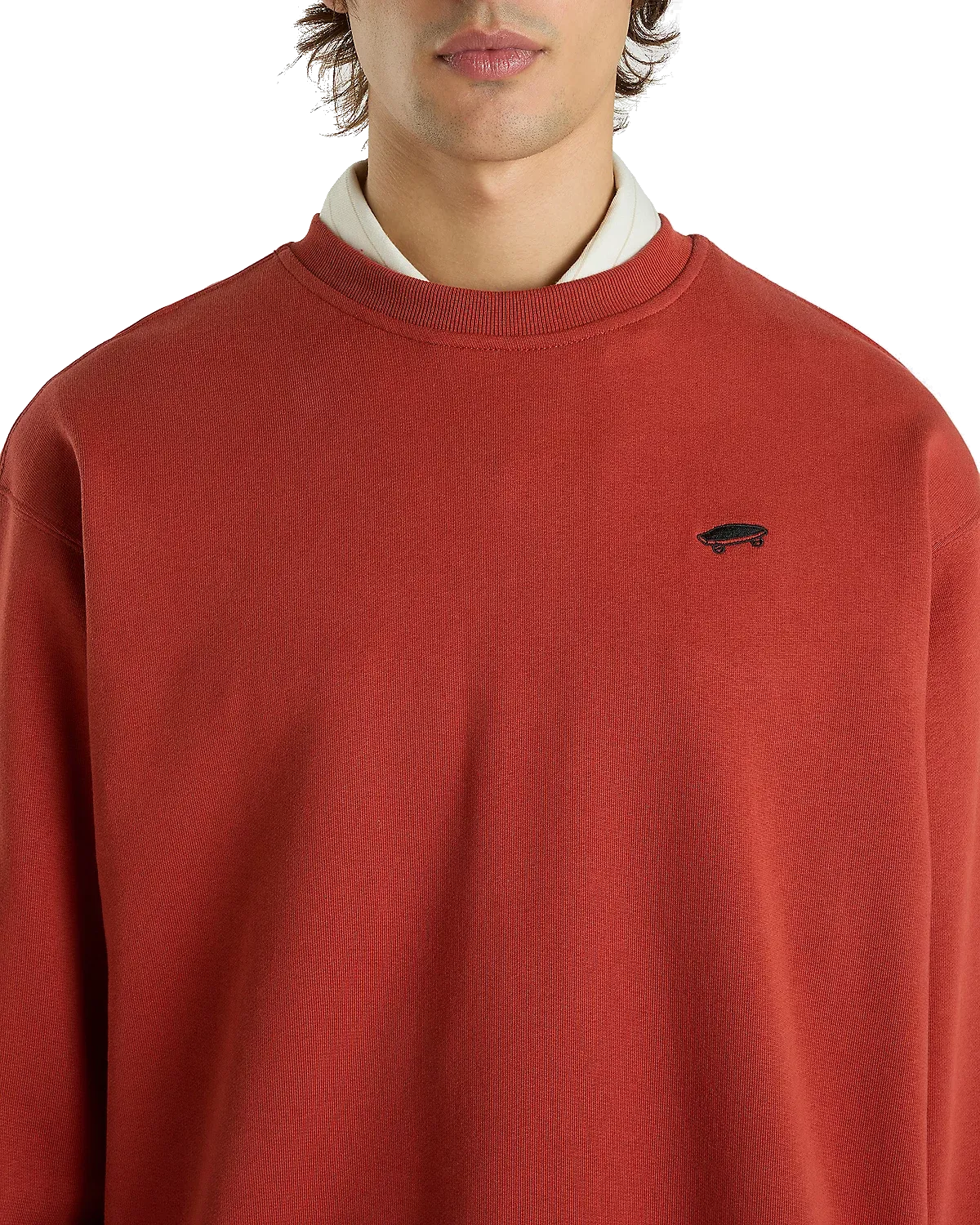 Vans Kleidung Salton Loose Crew Sweatshirt in Rotocker