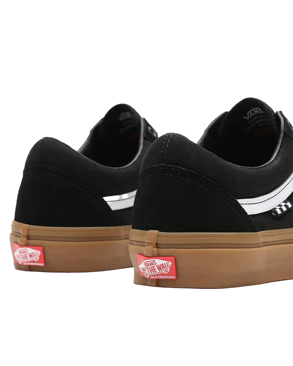 Vans Kleidung Skate Old Skool Schuhe in Schwarz & Gummi