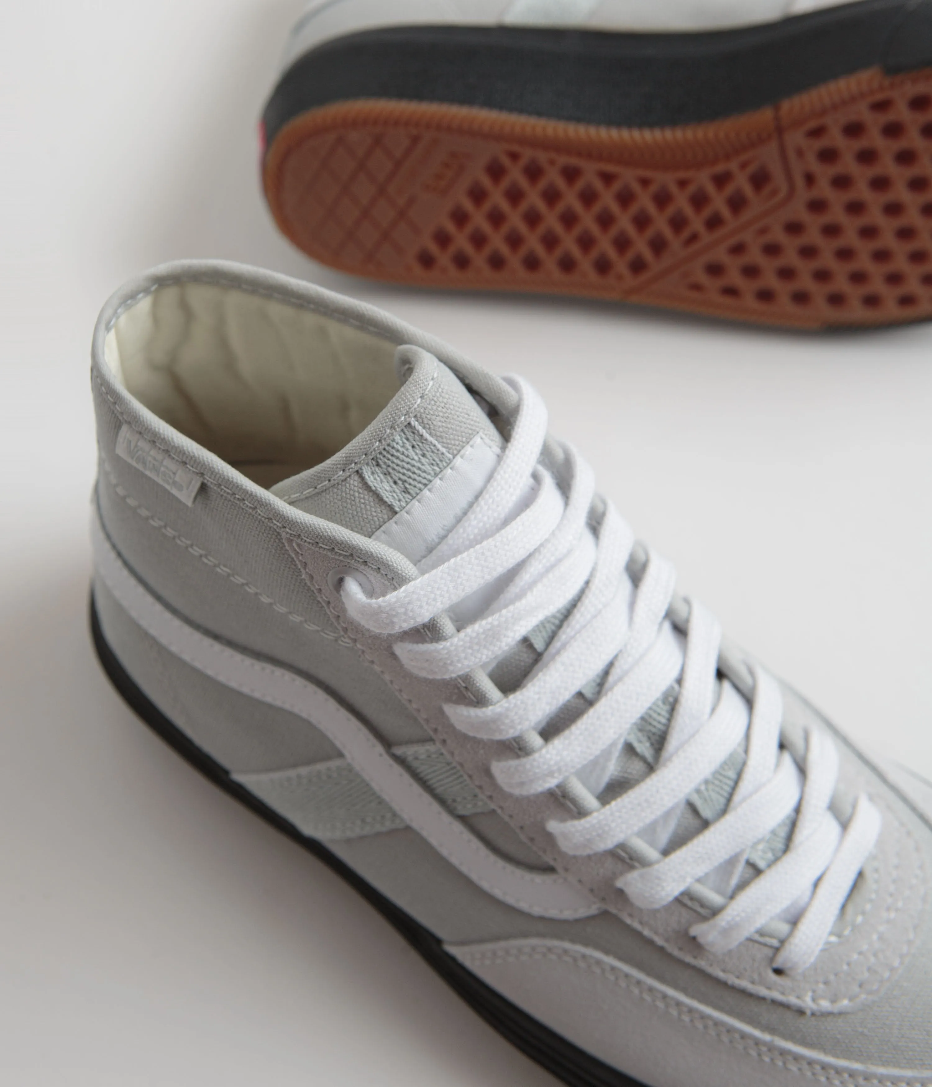Vans Crockett High Schuhe - Hellgrau / Schwarz Vans