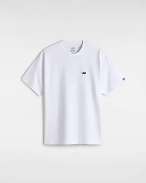 Vans Herren T-Shirt mit besticktem Logo auf der linken Brust - Weiß