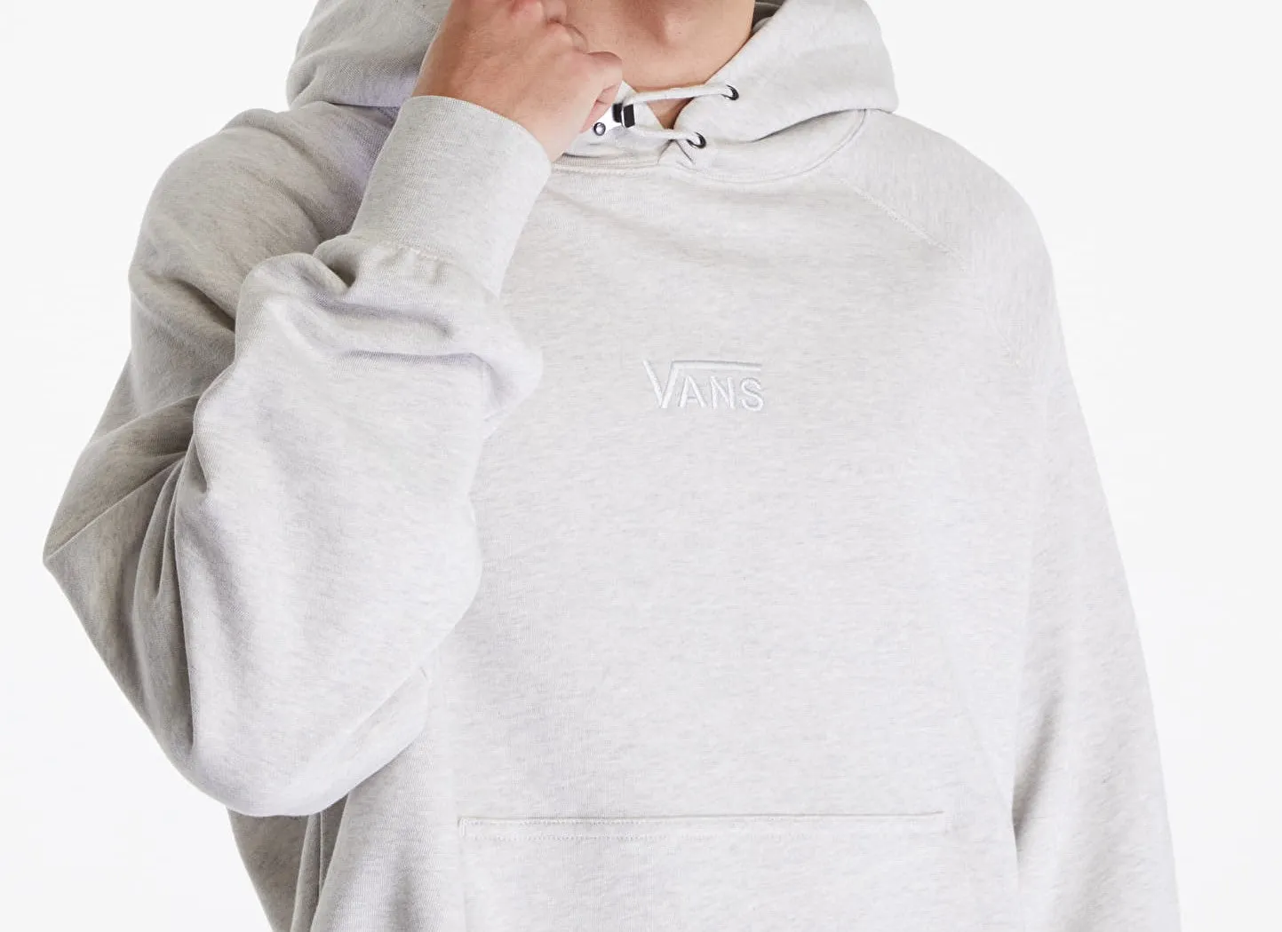 Vans Herren Premium Standards Hoodie Fleece LX Aschgrau Meliert