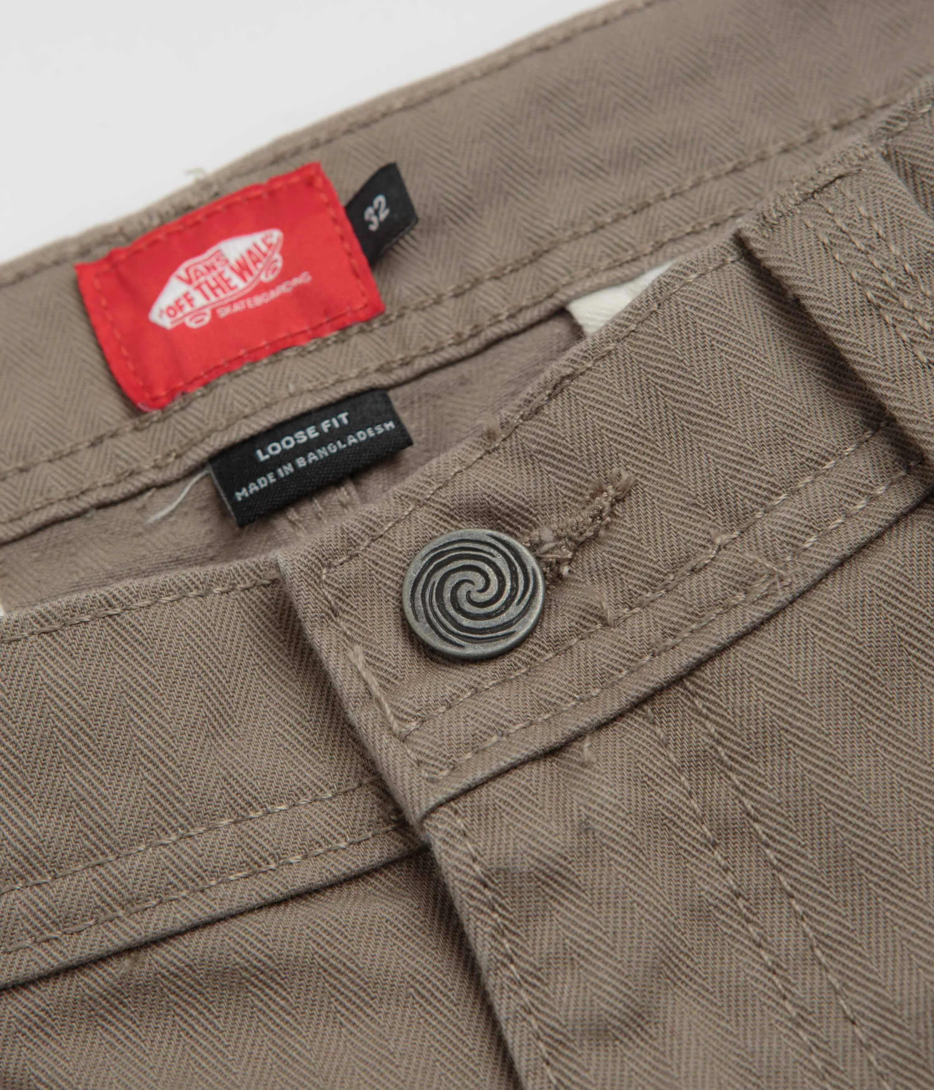 Vans Skate Loose Plisseehose - Walnuss Vans