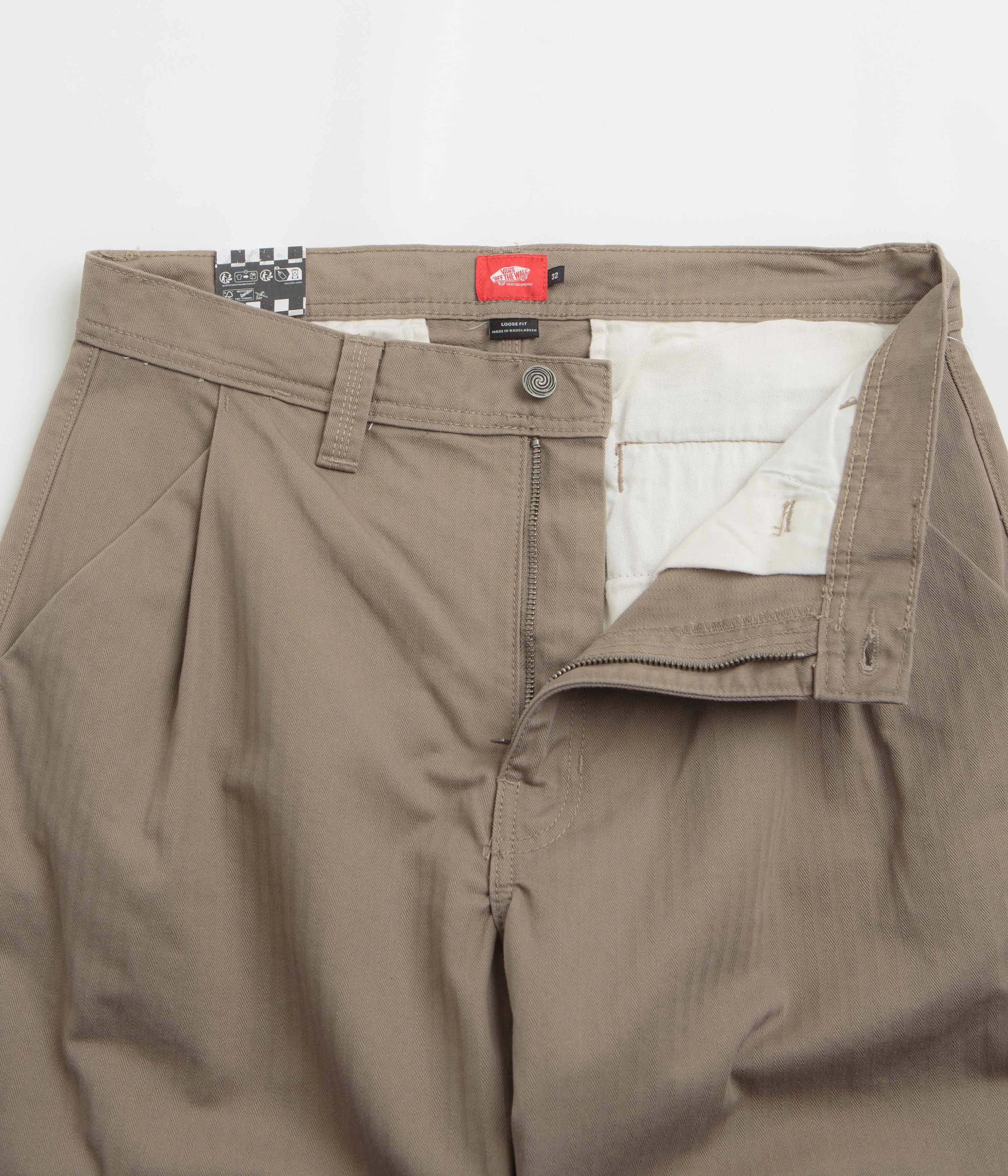 Vans Skate Loose Plisseehose - Walnuss Vans